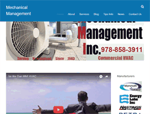 Tablet Screenshot of mechanicalmanagement.com